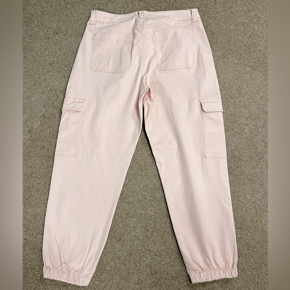 Pink Celebrity Juniors High Rise Cargo Joggers - Picture 4 of 9